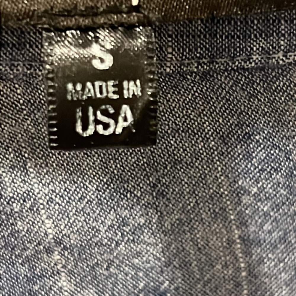 Big girls size small Tie-front Jean shirt - Picture 4 of 7
